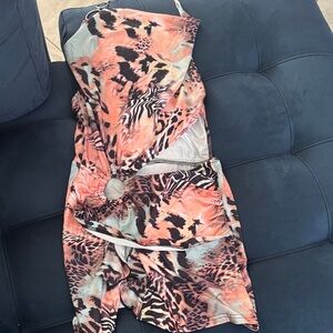 Sheike Multicolor Animal Print Dress